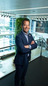 Ed Chung in TechnologyOne office