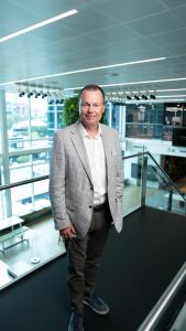 Pat O’Sullivan in TechnologyOne office