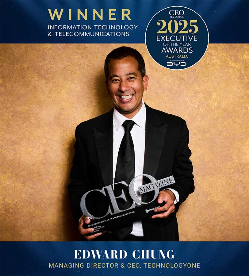 TechnologyOne Wins Top Honour at The CEO Magazine’s 2025 Executive of the Year Awards